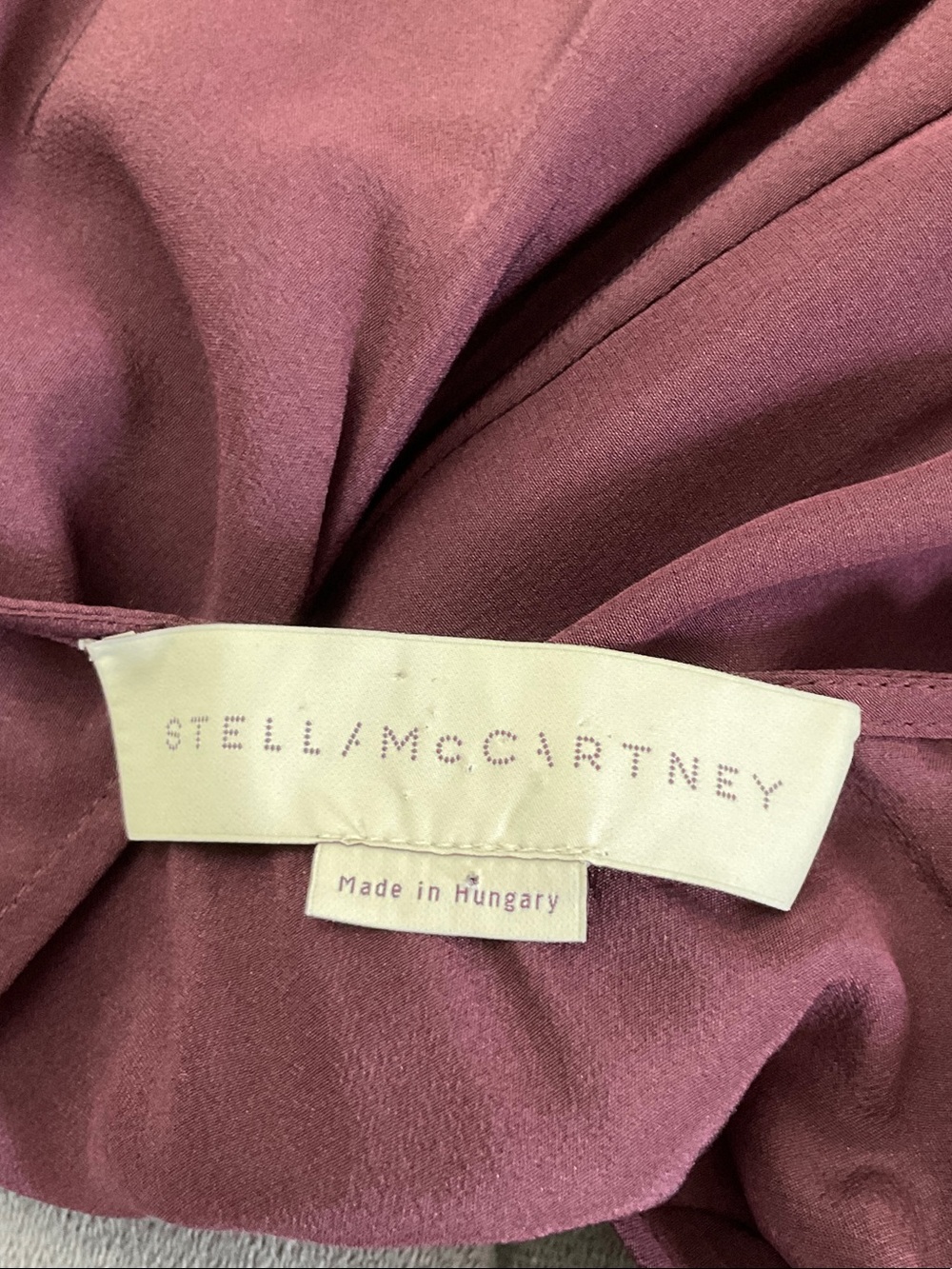 Stella McCartney 100% silk petal sleeve dress NWOT - Picture 10 of 10